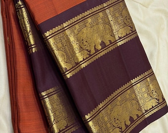 Kanchipuram silk saree: vintage style