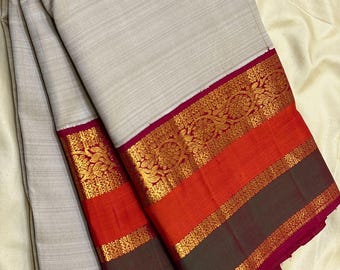 Handloom Kanchipuram Silk Saree/ Korvai Kanchipuram