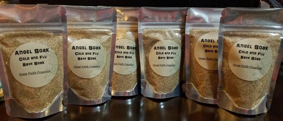 Angel Soak Muscle Aches Colds Flu Upper Respiratory Detox - 