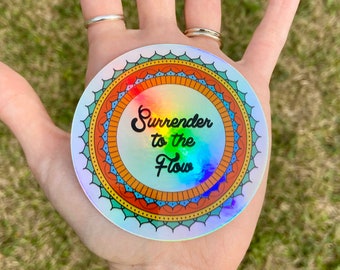 Phish Surrender to the Flow Holographic Sticker 2.8"x2.8" Vinyl