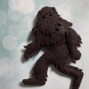 Big Foot Ornament * Squatch * Sasquatch * Forest Creature * Legend * cryptid * monster * handmade * felt