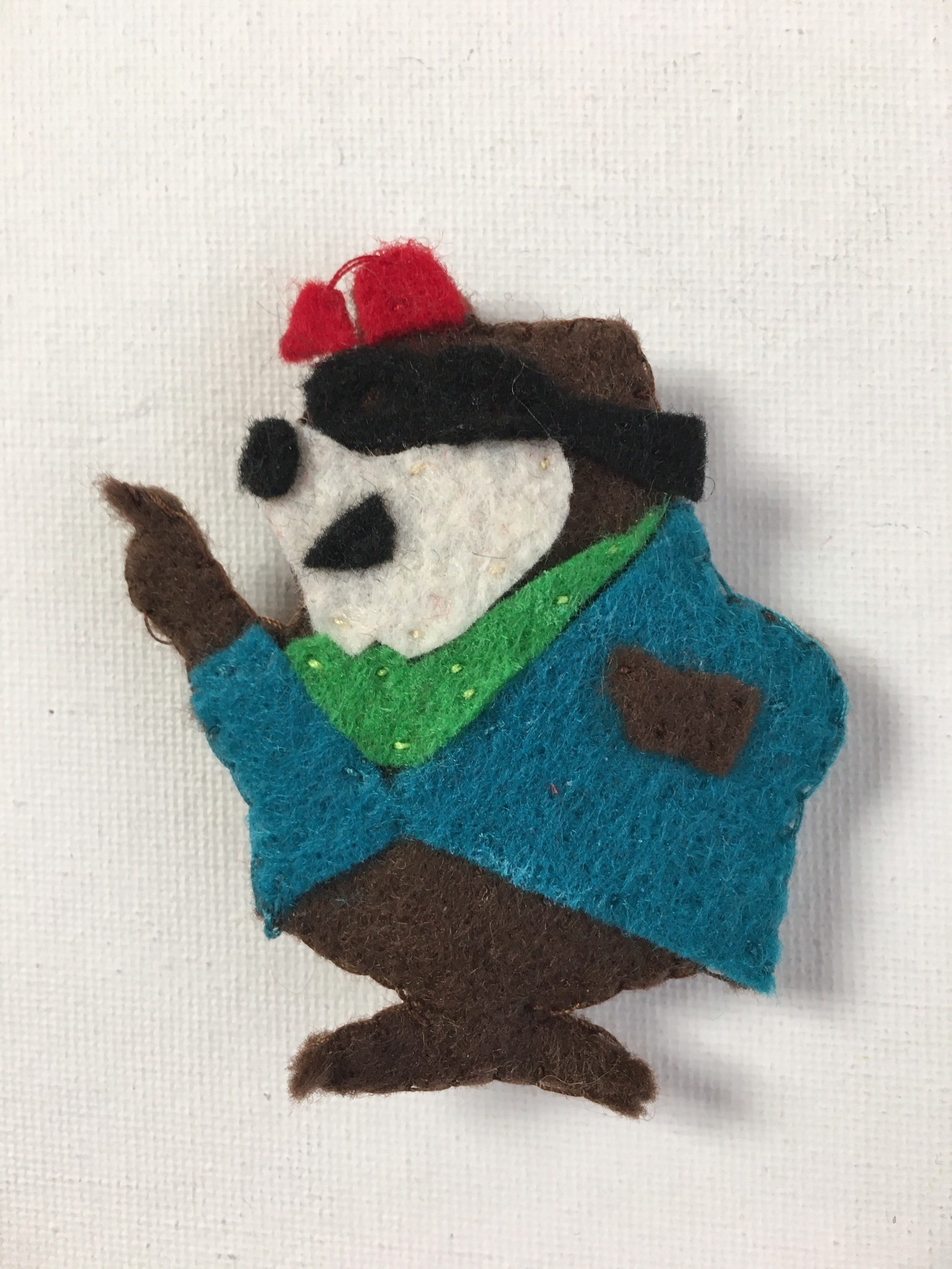 Morocco Mole Ornament Felt Secret Squirrel Spy Cartoon Gift Etsy