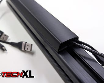 Cache-câbles pour extrusion d'aluminium 4040 - | Paquet de 10 !!! 100 cm !!! OBTENEZ-EN PLUS pour moins cher | KLIPtech XL