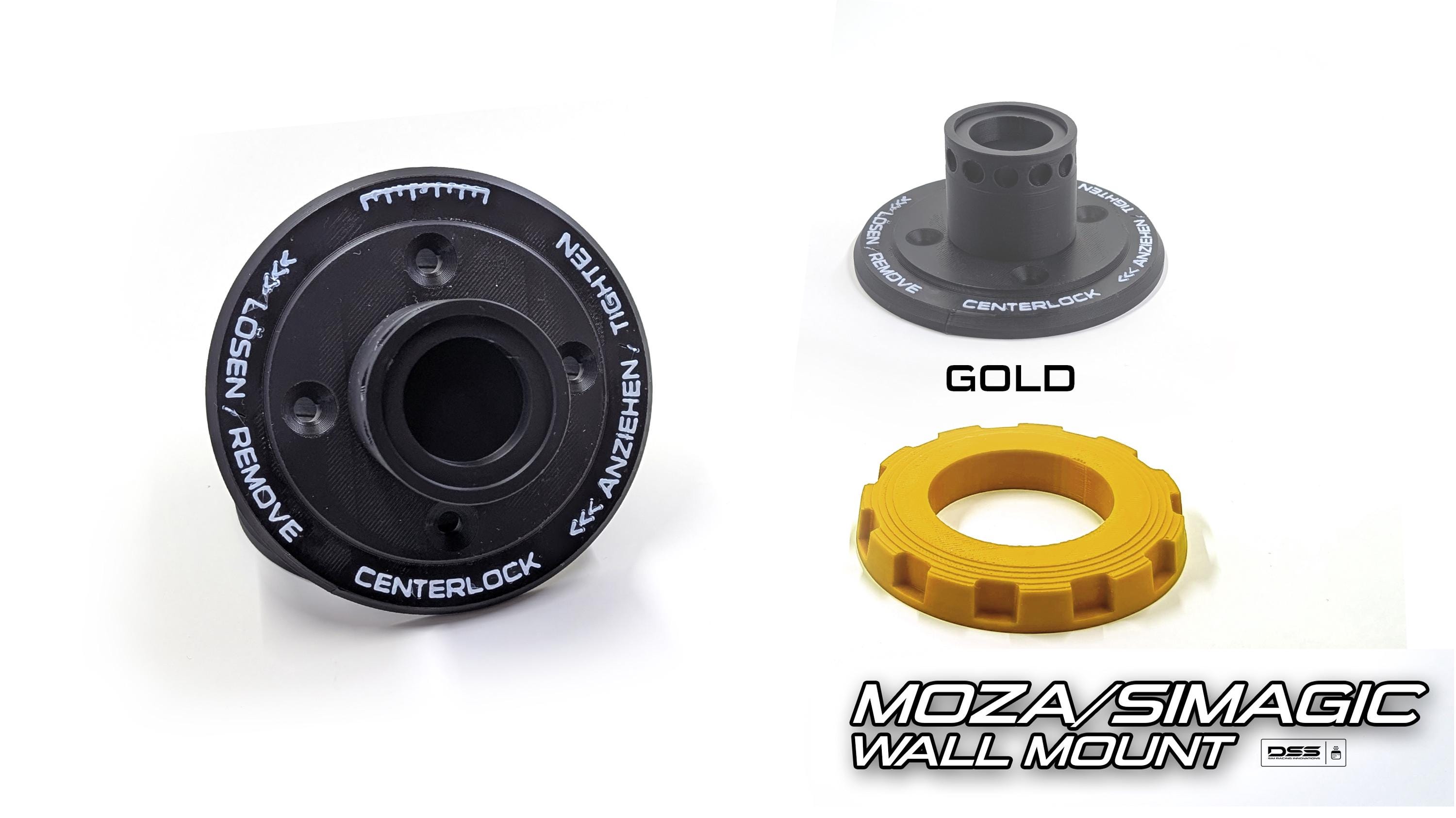 MOZA/SIMAGIC Wheel Wall Mount: Race Car Center Lock Design - Etsy