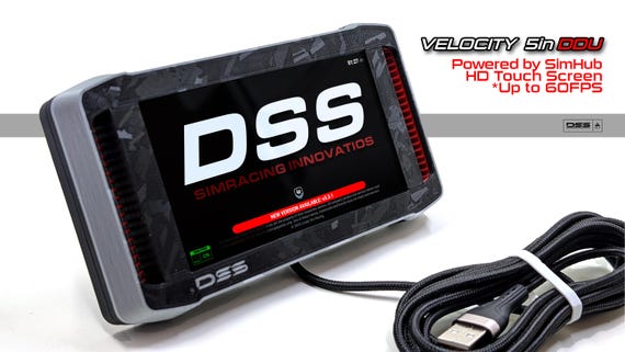 Simcore DS1Z1 Racing ダッシュボード SIMHUB対応モデル SimCore USBD480 Digital Dash for Sim Racing (Simhub & Z1 Dashboard