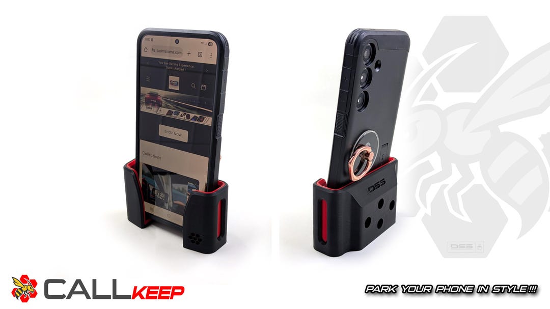 Sim Racing Rig Phone Charger Sim Racing Phone Holder – Callkeep Secure Mount, Fits Most Smartphones ...