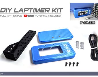 DIY Lap Timer Case Kit for 4" Vocore Screen: Tutorial Enclosure, USB & Bracket