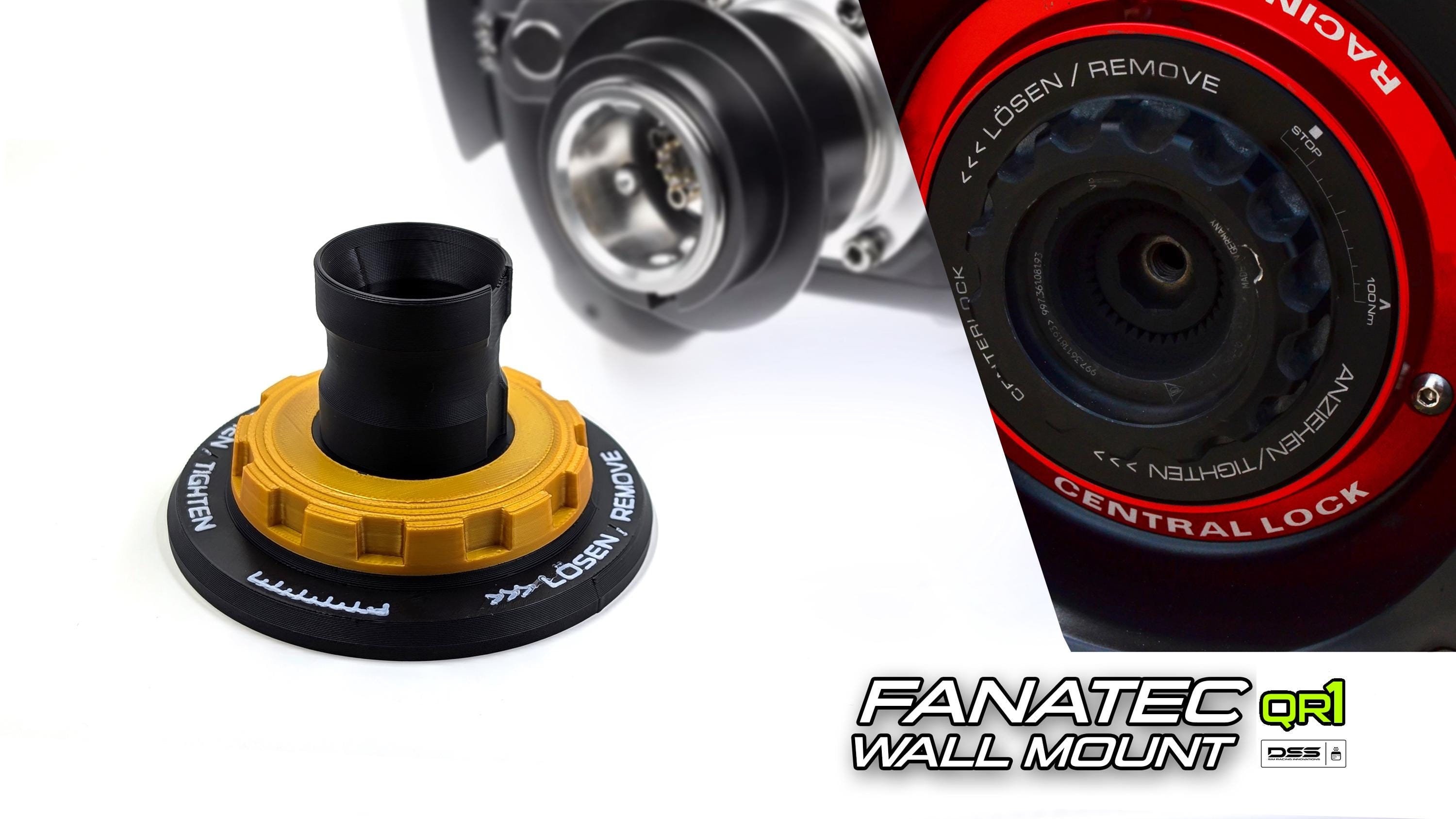 【重量級ステアリング向け】Fanatec QR1 スロットインマウント3個セット 重量級ステアリング向け】Fanatec QR1 スロットインマウント3個セット