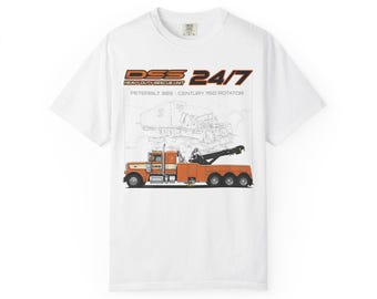 Unité de sauvetage robuste 24-7 | -shirt vintage DSS Trucking | Peterbilt 389 Édition Démolisseur