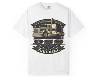 -shirt vintage DSS Trucking | SOUVENIRS DE PETE | Cadeau parfait pour les chauffeurs de camion, tenue décontractée, voyage sur la route, extérieur, design unisexe