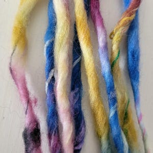 Autumn Merino Hand Spun Art Yarn: Bulky Single Ply Knitting Yarn