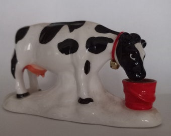 Dept 56 Snow Village Cow