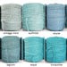 3mm Single Strand Macrame Cord 1 Ply Twisted Coloured Cotton String for ...