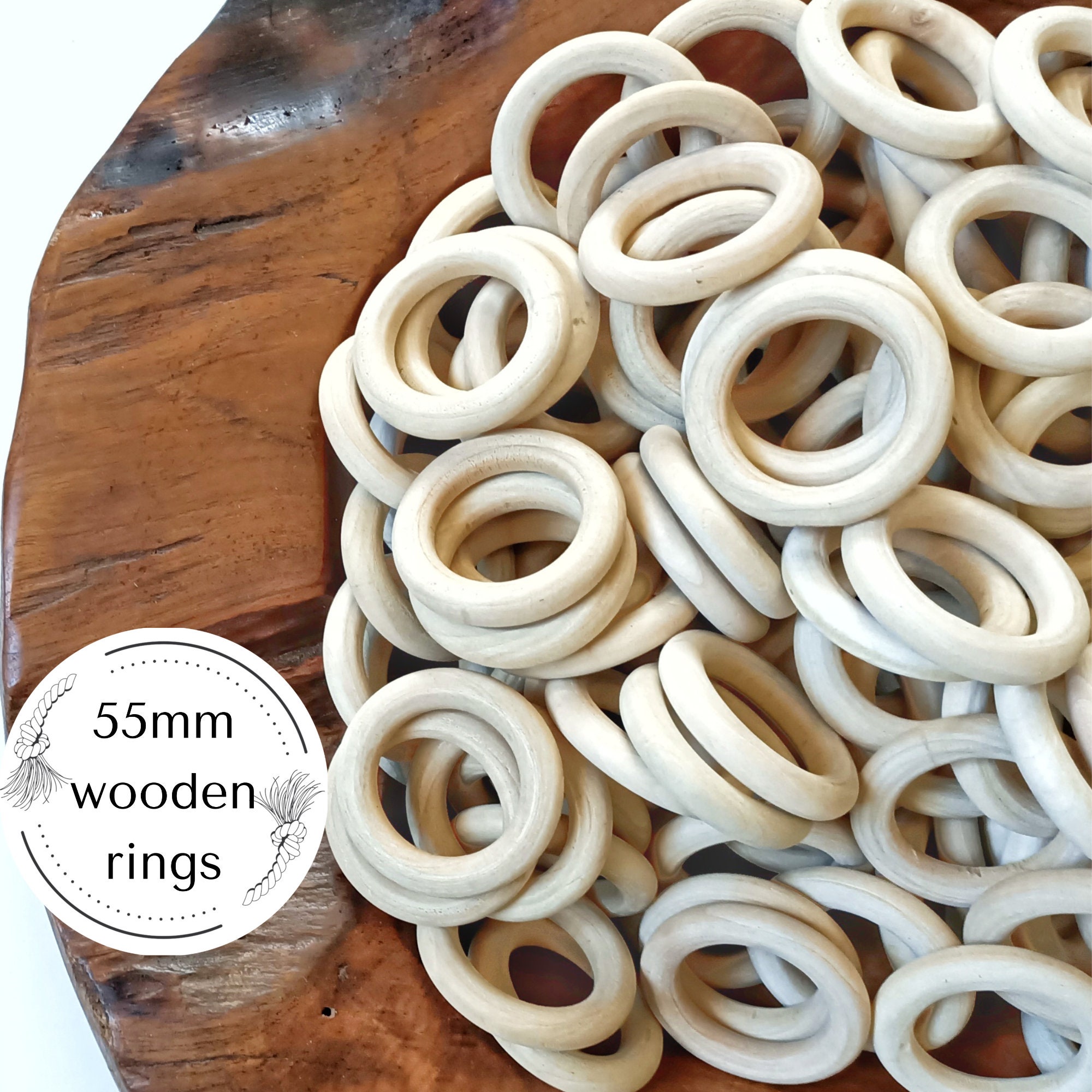 55mm Wooden Ring 