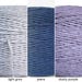 3mm Single Strand Macrame Cord 1 Ply Twisted Coloured Cotton String for ...