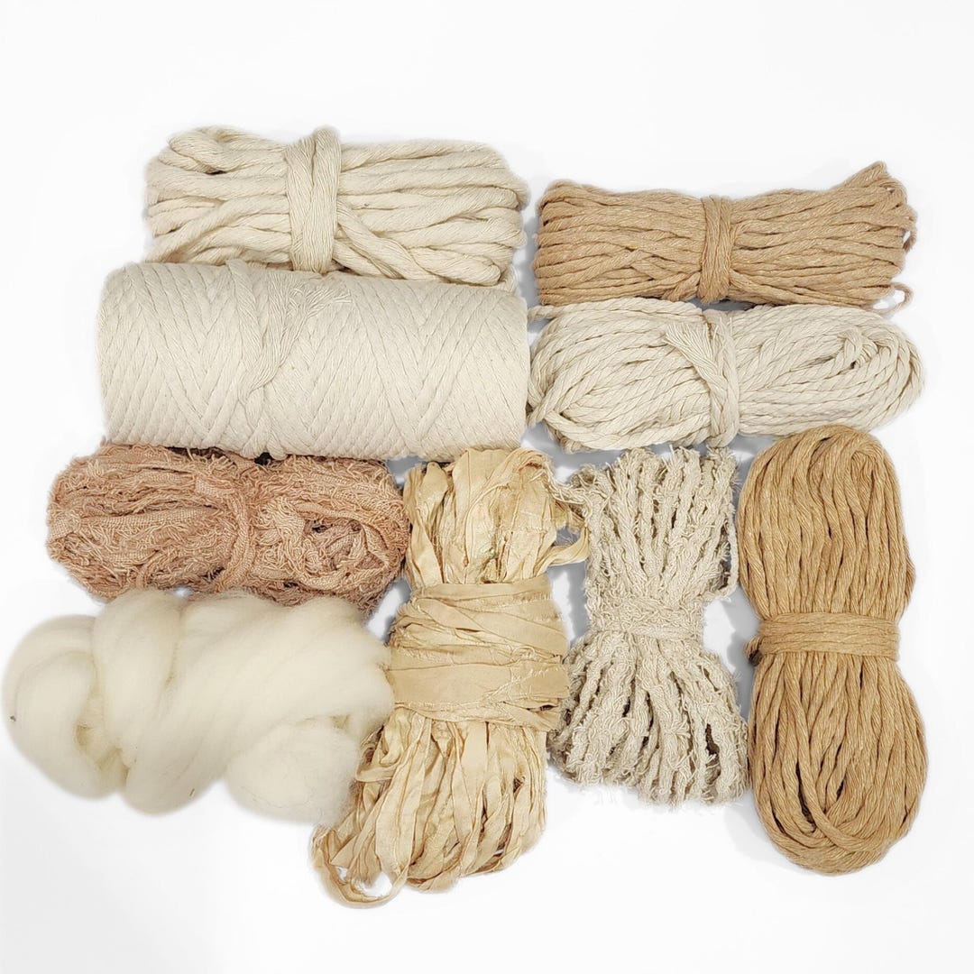 55# Fibre Pack Bundle, 745 Grams Light Brown Neutral Shades, Mixed ...