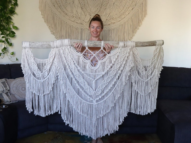Extra Large Macrame Wall Hanging Boho Wedding Bohemian Etsy