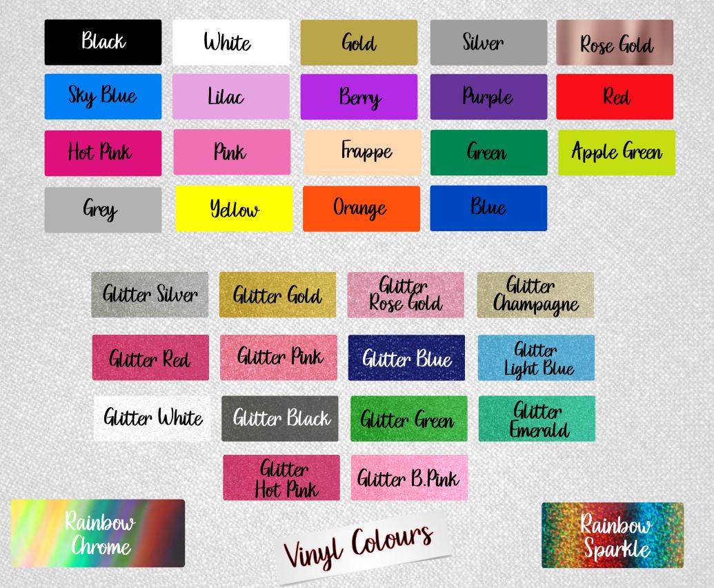 PERSONALISED HTV Iron Vinyl Labels| Iron on Names| Fabric Stickers ...