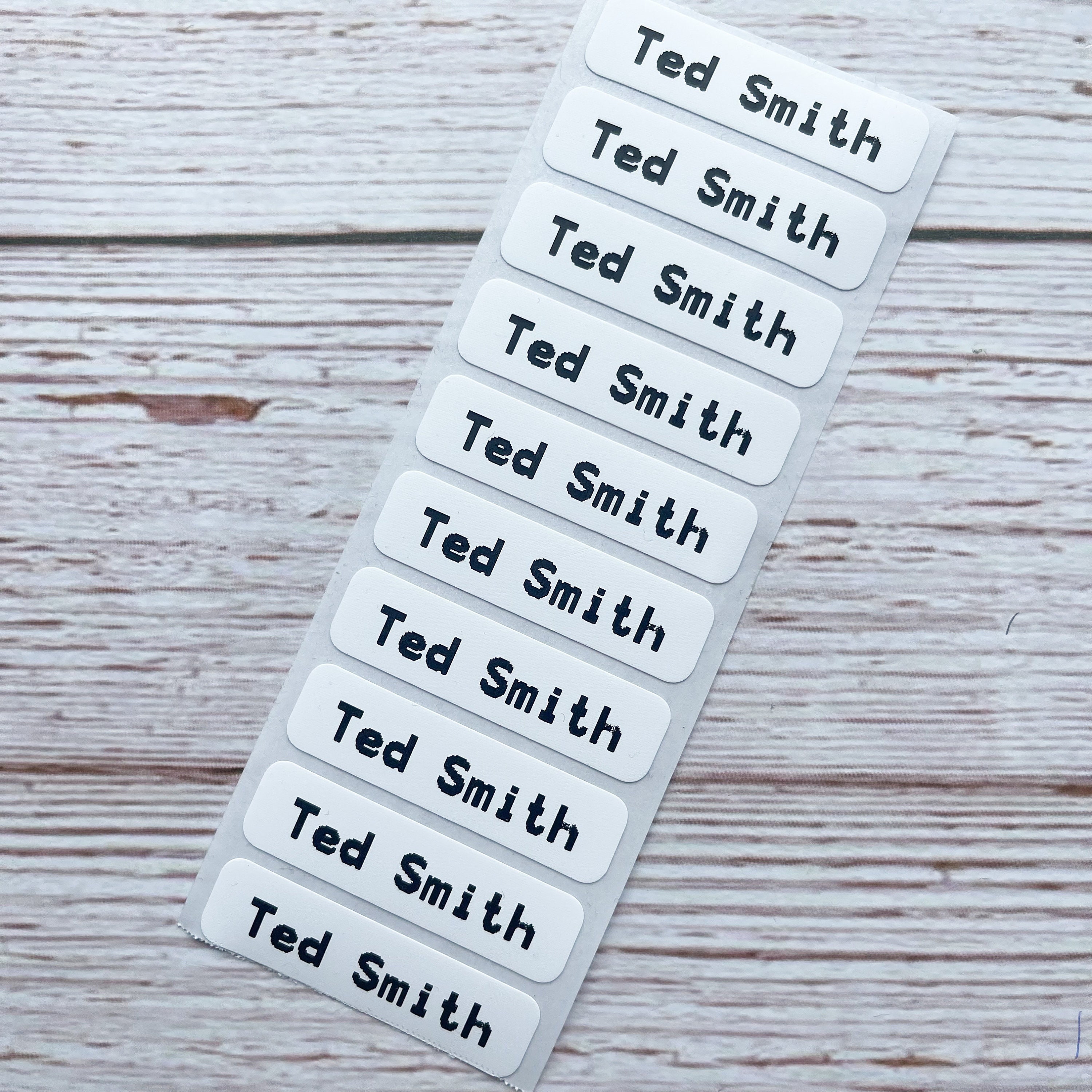Stick on and Iron on Name Labels 171 Labels or 46 Labels