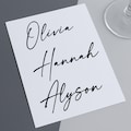 Personalised Vinyl Name Decal | Custom Name Sticker | Glasses • Bottles • Gift Boxes • Balloons • Bridesmaid • Wedding • Handwriting •