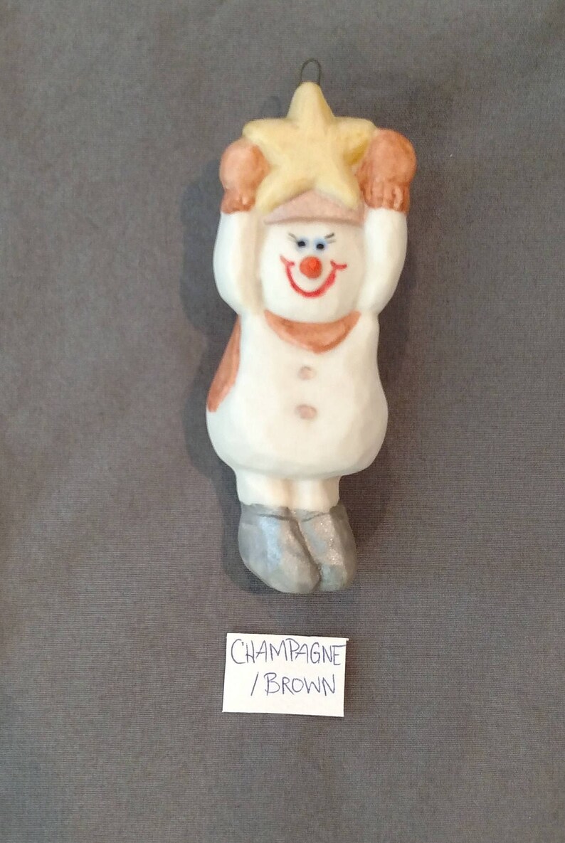 Star snowman ornament