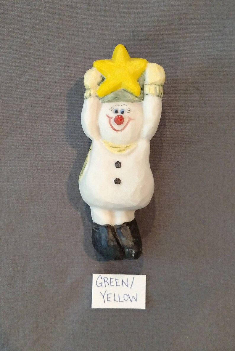 Star snowman ornament