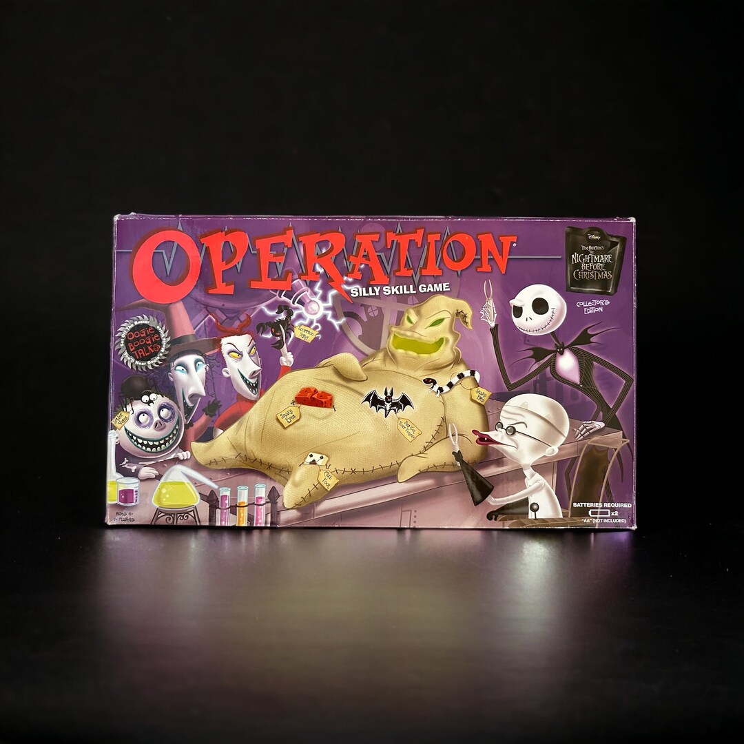 The Nightmare Before Christmas OPERATION Game Etsy