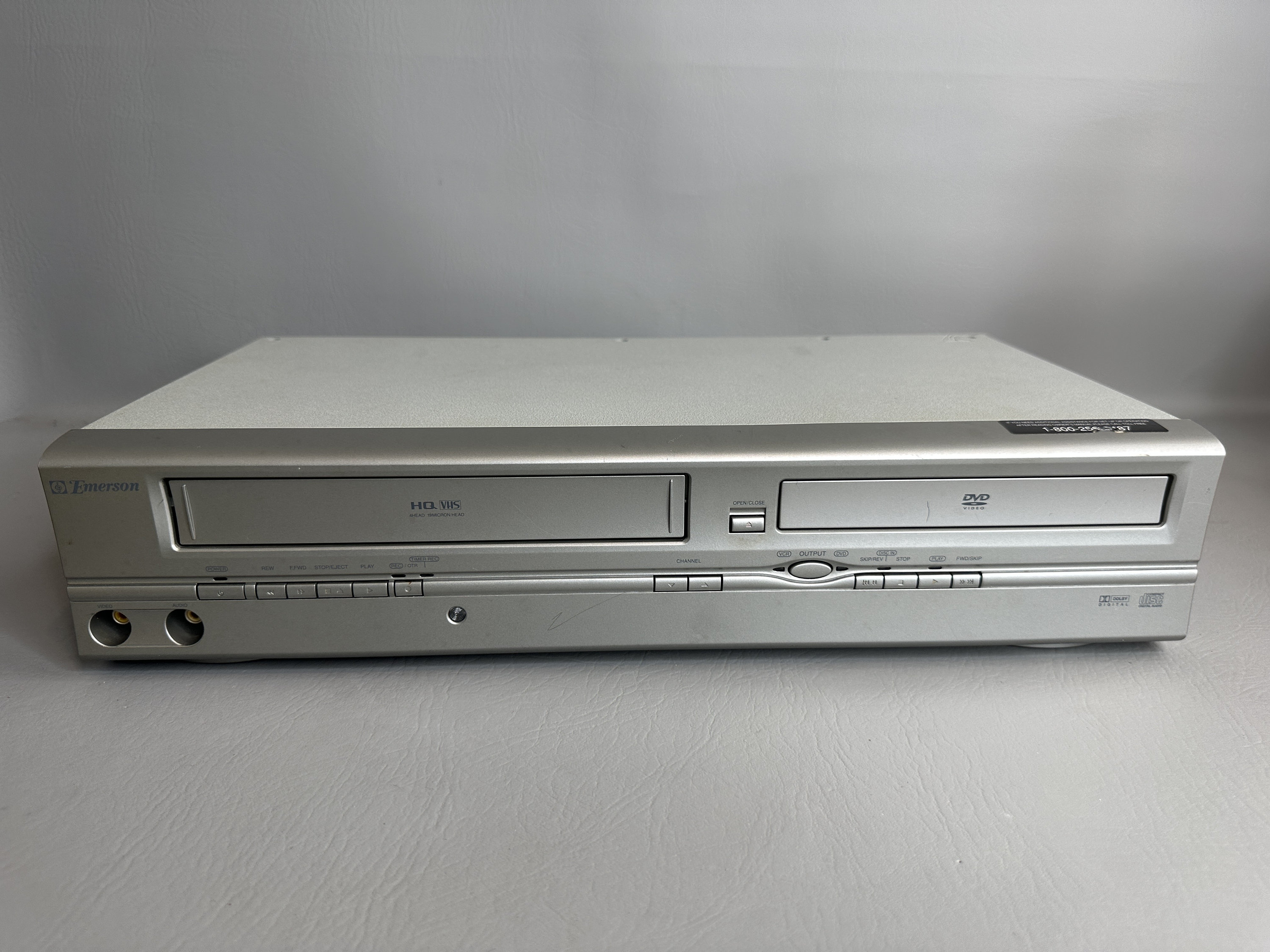 Emerson Magnavox DVD VCR Combo Player 4head Vhs Hifi Stereo Etsy