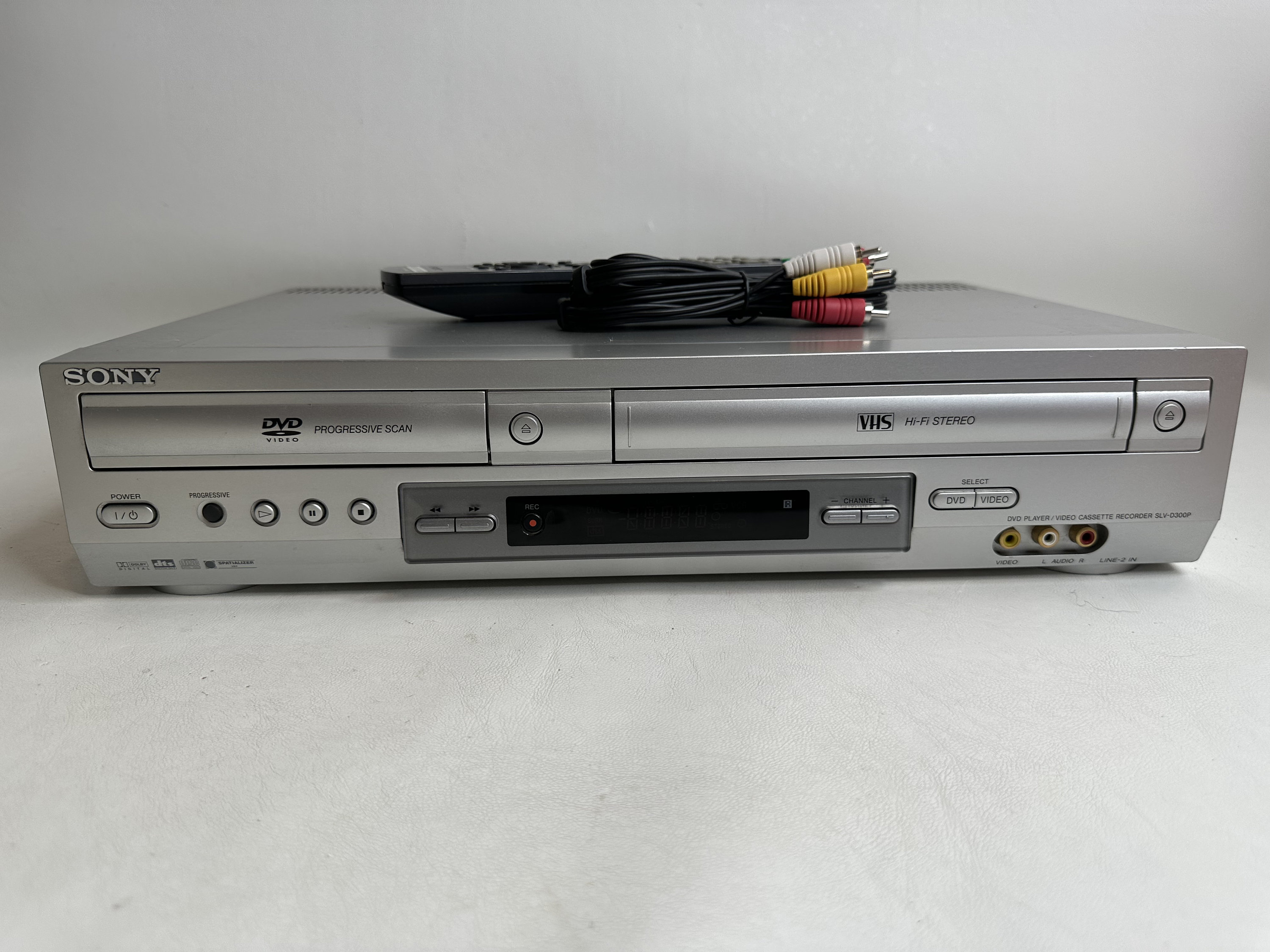 Sony DVD VCR Combo Player Remote & Cables SLV300P Etsy