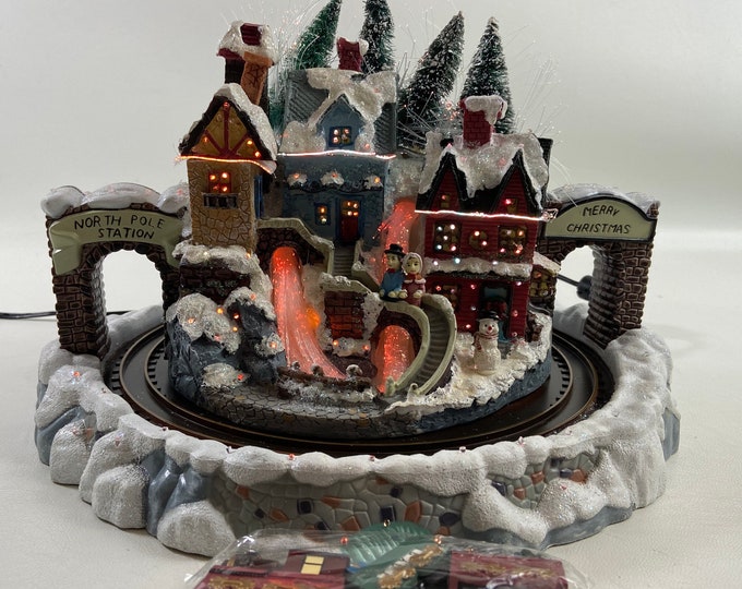 Avon Fiber Optic Christmas Village 