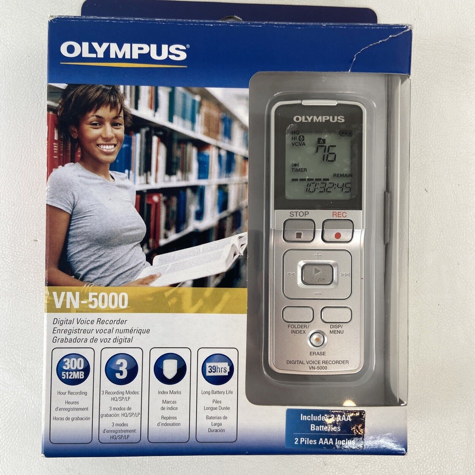 waarde Leed Brengen Olympus Digital Voice Recorder VN-5000 Microcassette Free - Etsy