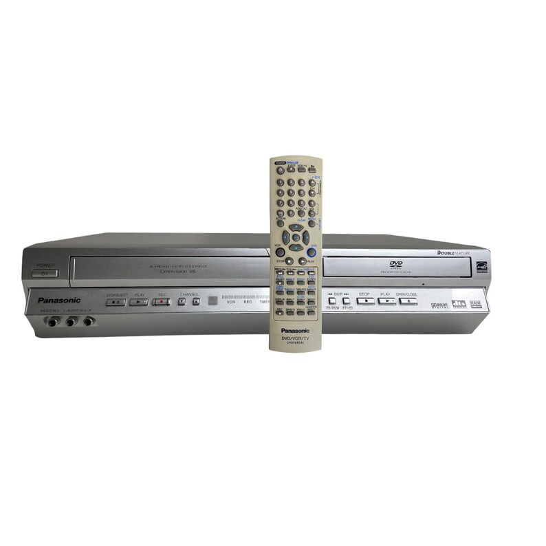 Panasonic DVD VCR Combo Player Vhs Recorder With Remote & Etsy