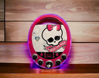 Monster High Disco party CD Player Karaoke Machine  "Flashing Lights"  WORKING