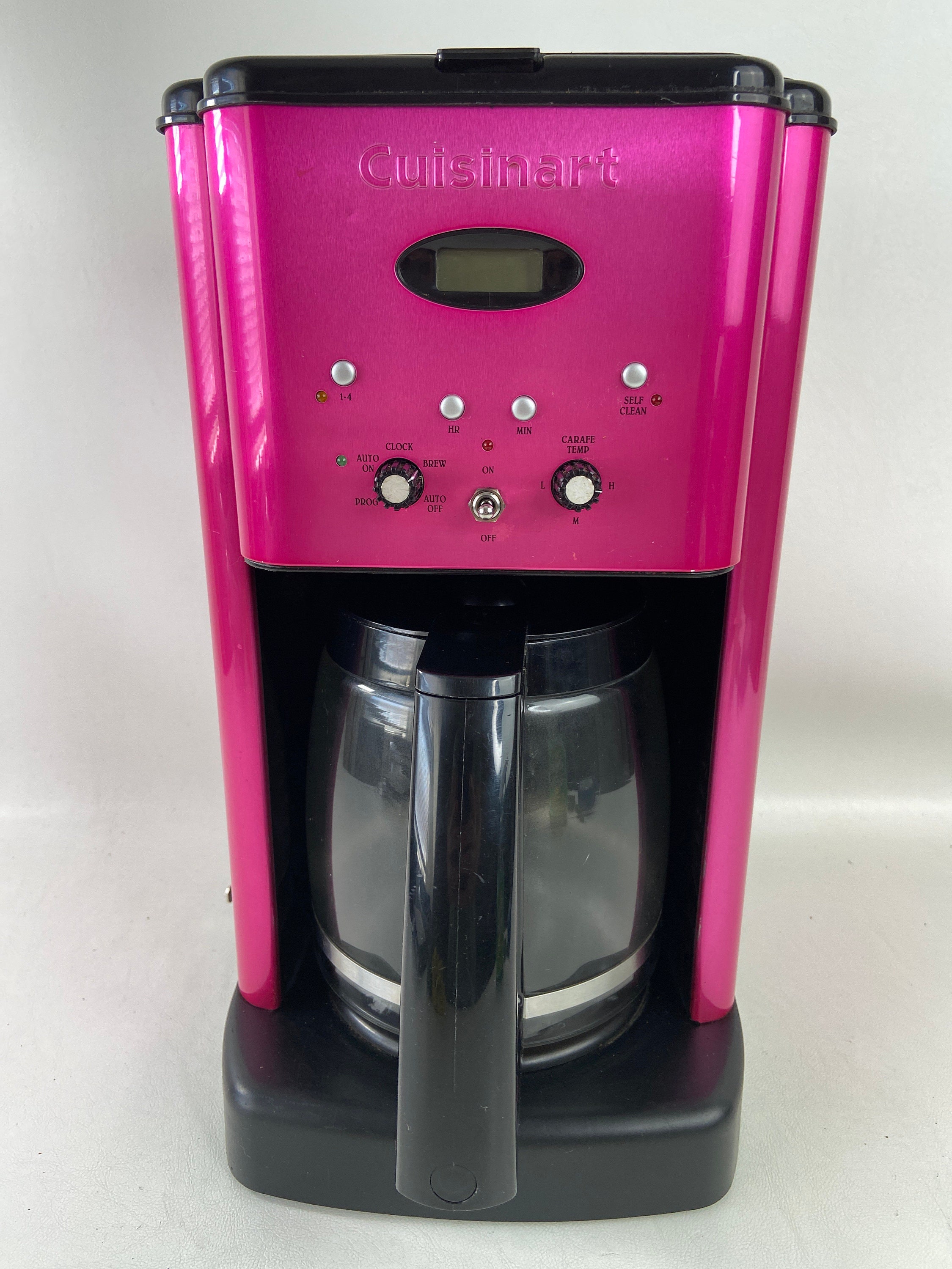 Cuisinart DCC-1200MP Metallic Pink Brew Central 12-cup Programmable Coffee  Maker USED 