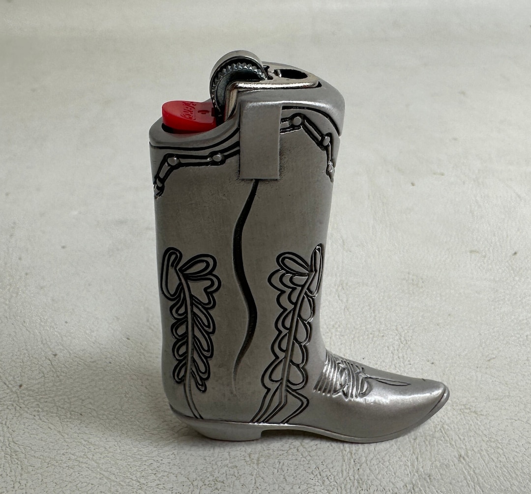 Lighter Case cowboy Boot for BIC Mini Lighters Etsy