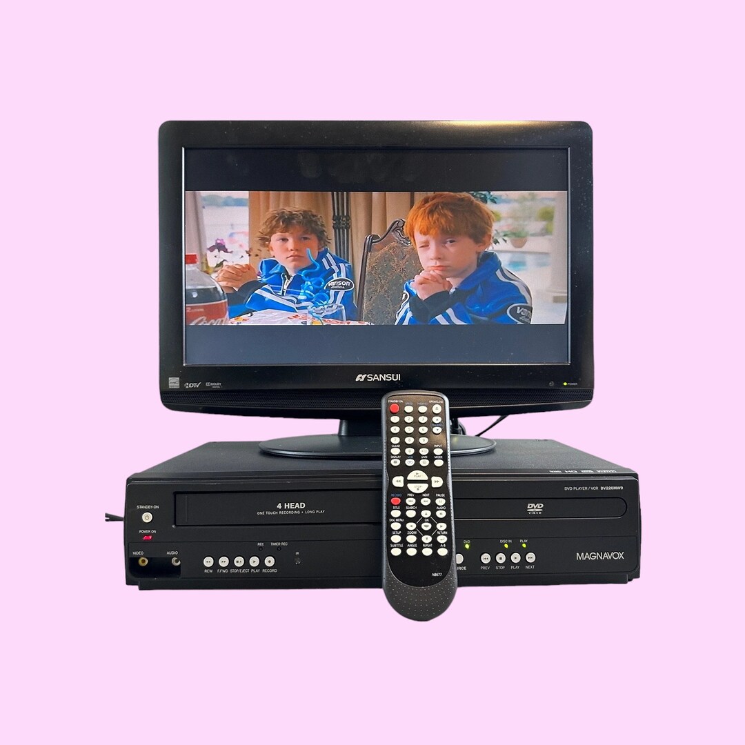 Magnavox DVD VCR Combo With Remote Control Etsy