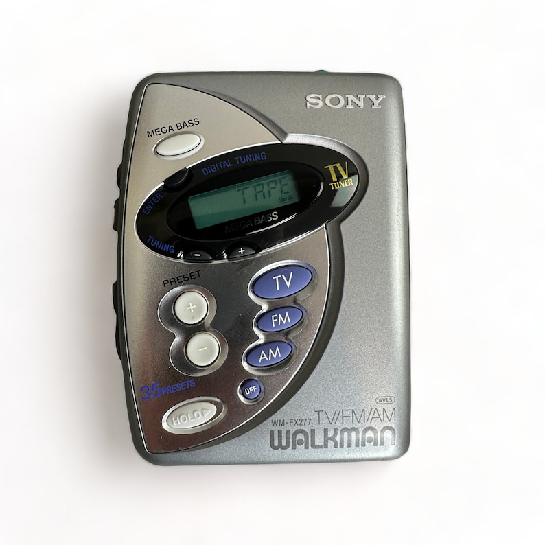 Sony Walkman Cassette Player WM-FX277 AM/FM Portable Radio With ...