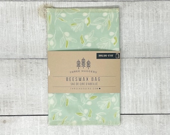 Small Beeswax Bag - Olive Branch