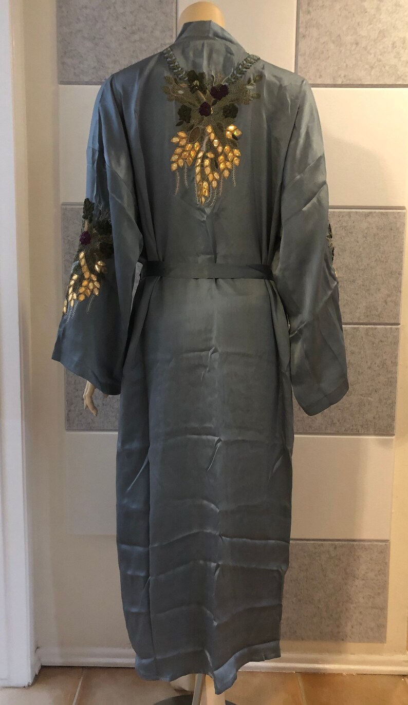satin duster robe