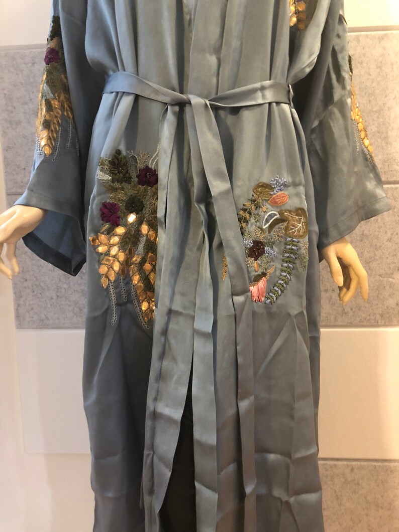 satin duster robe