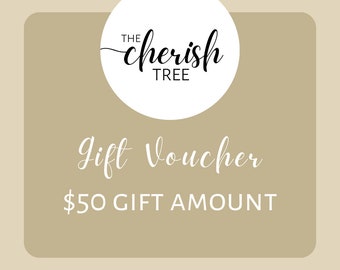 Gift Certificate to The Cherish Tree Shop - gift idea, last minute gift, digital gift voucher