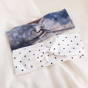Wide Headbands for Women, twist headbands, stretch headbands, athletic headbands for women