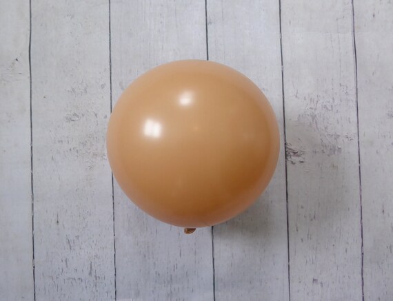 Kalisan "White Sand" Beige/Nude Latex Balloons - 10 Pack, 5/12/18 Inch, For Parties 1 thumbnail image