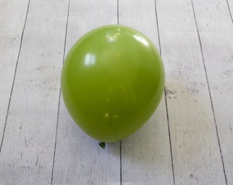 5" or 11" Tuftex Fiona Green Latex Balloons 10 Pack