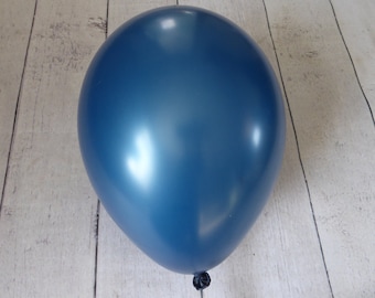 5" or 11" Tuftex Navy Blue Latex Balloons 10 Pack