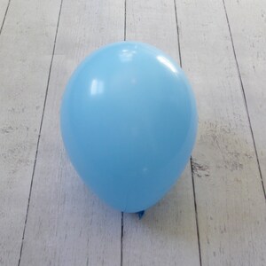TUFTEX Baby Blue Latex Balloons | 5&quot;, 11&quot;, & 17&quot; Sizes | Premium Quality and Biodegradable Latex | Smaller Packs