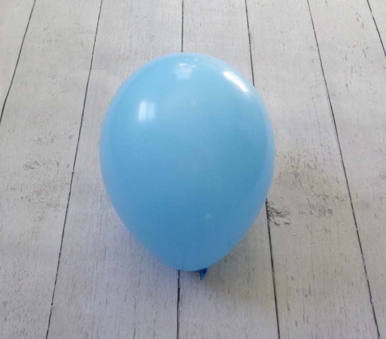 5 or 11 Tuftex Baby Blue Latex Balloons 10 Pack Etsy
