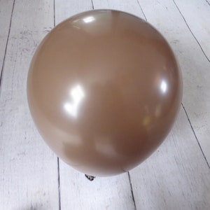 TUFTEX Cocoa (Brown) Latex Balloons | 5&quot;, 11&quot;, & 17&quot; Sizes | Premium Quality and Biodegradable Latex | Smaller Packs