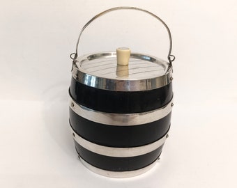 Vintage Eiskübel Aus Verzinktem Stahl – Mit Deckel, Eisschaufel & Tragegriff, 7,7 X 6,3 X 8,1 Zoll, Für Partys, Grillen & Picknick