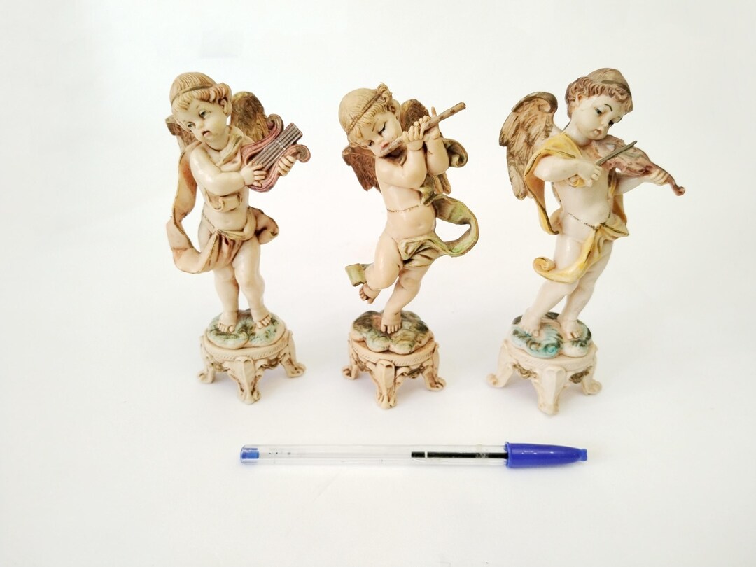 Fontanini Standing Figurines of Cherubs or Angels Playing the